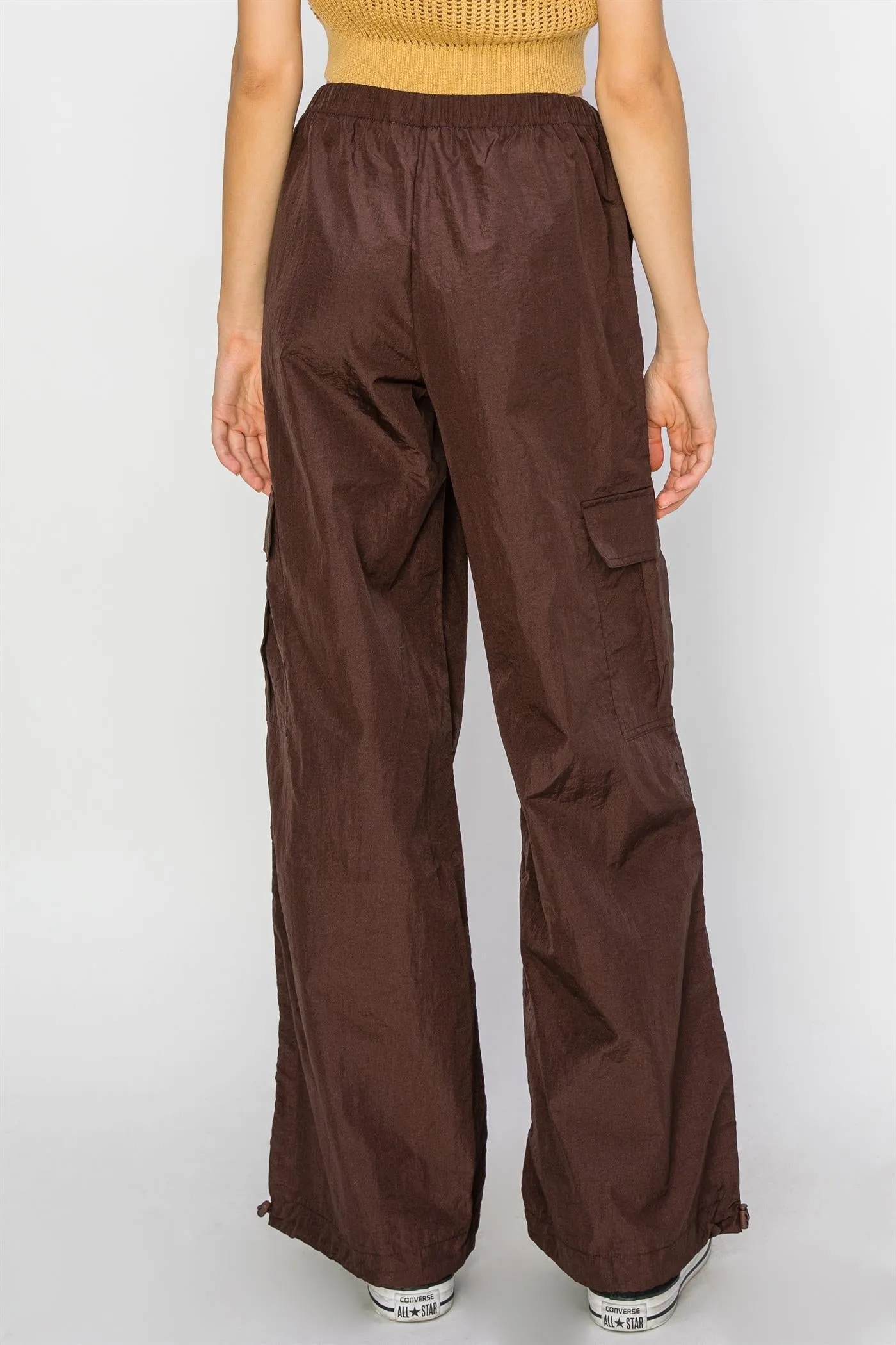 DZ24C809-Low Rise Parachute Cargo Pants