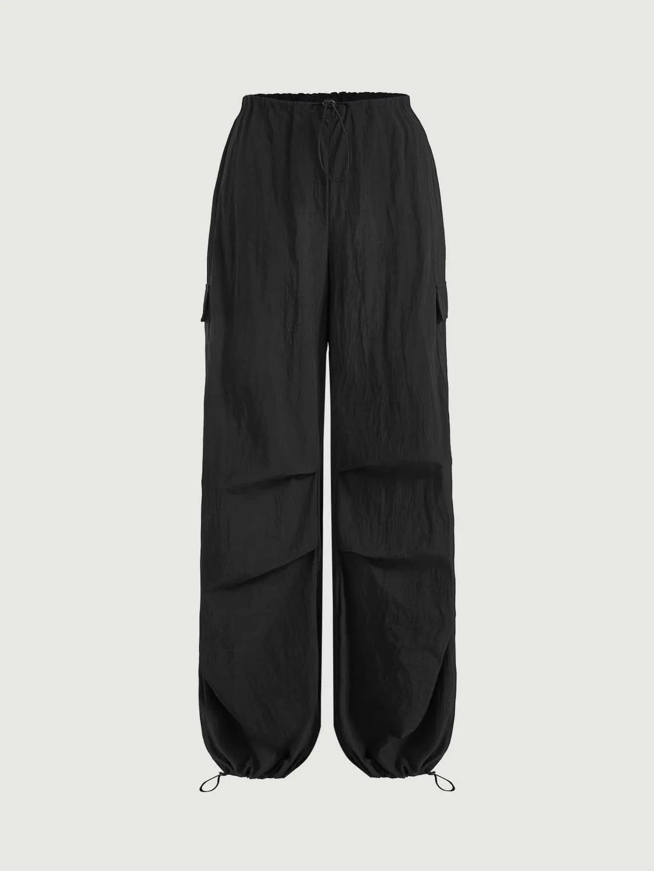 Elastic Waist Regular Fit Cargo Pants