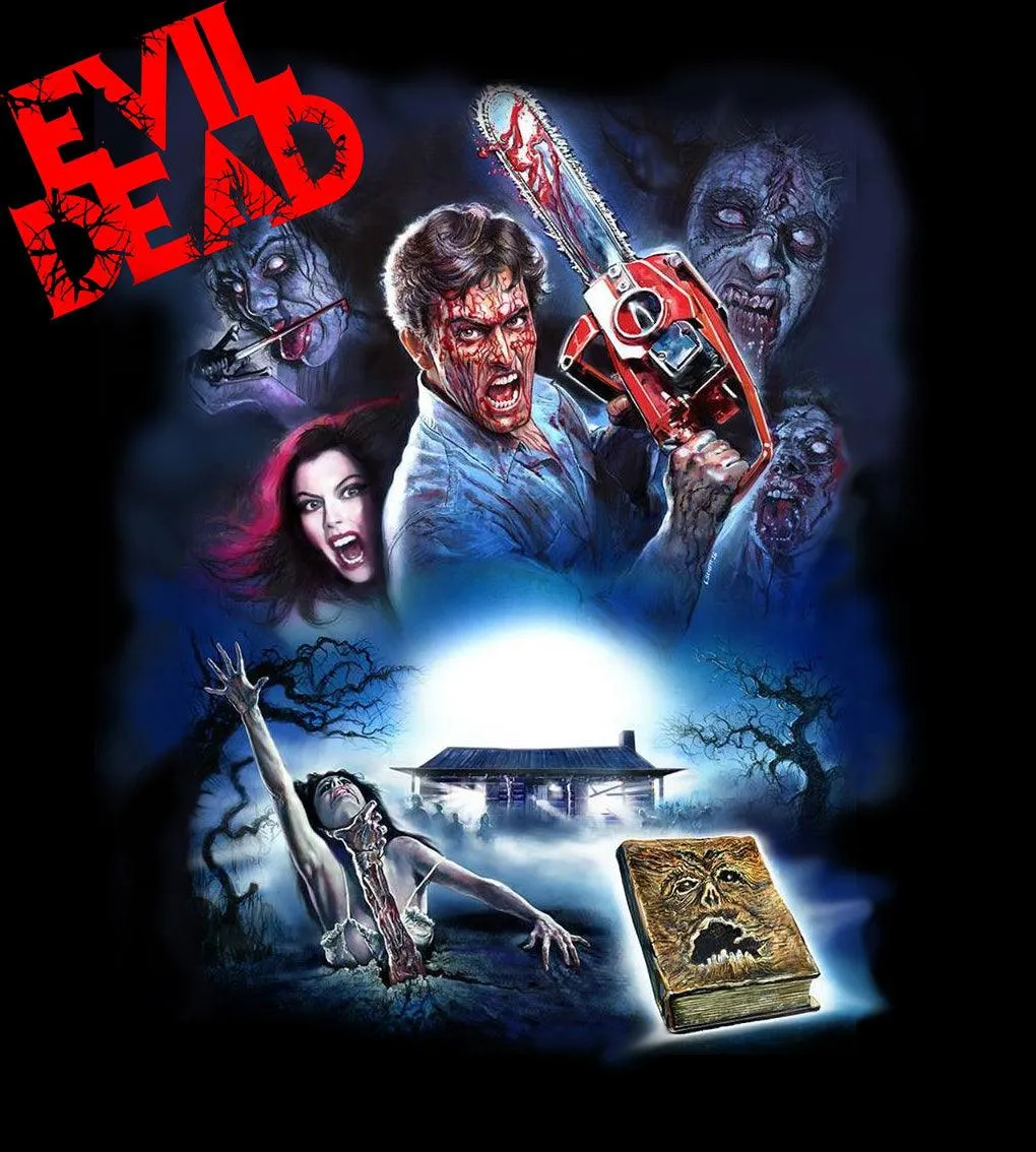 Evil Dead Chainsaw - Classic Horror Movie Art - T-Shirt