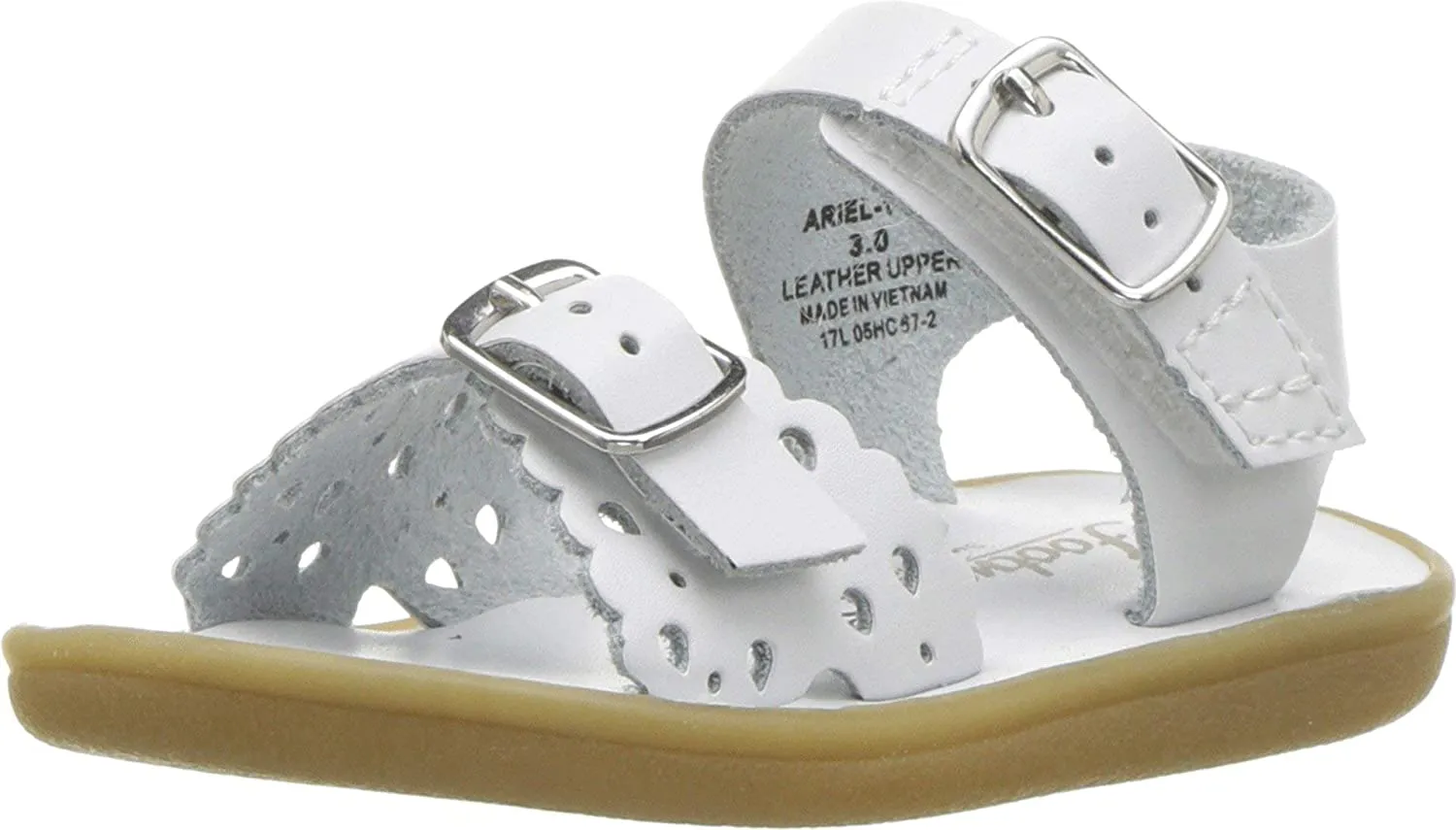 Footmates Girl's Ariel Toddler Sandal (age 2-4 years)