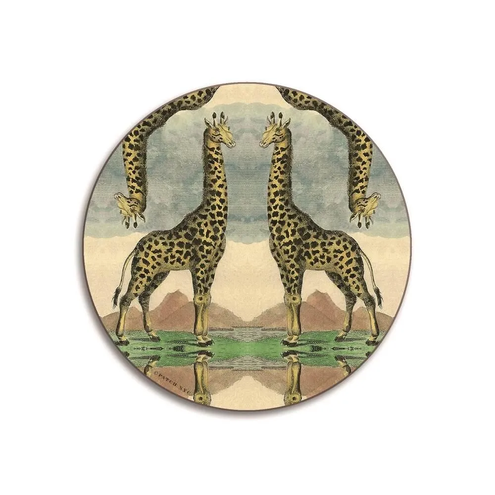 Giraffes' Design Placemats and Coasters