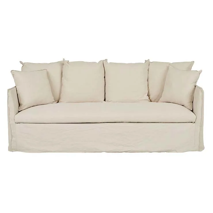 GlobeWest | Vittoria Slip Cover 3 Seater Sofa