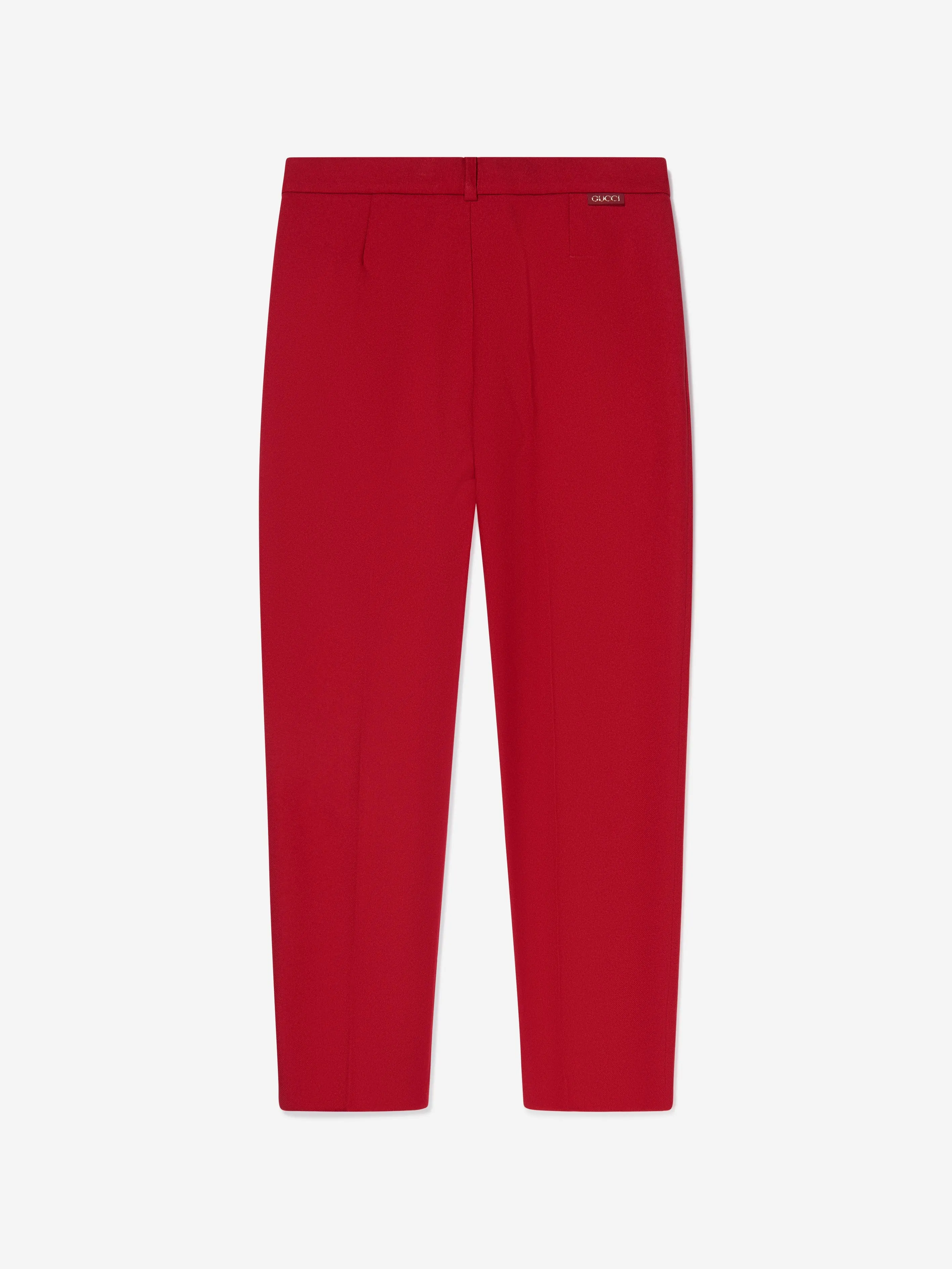 Gucci Boys Woven Branded Trousers