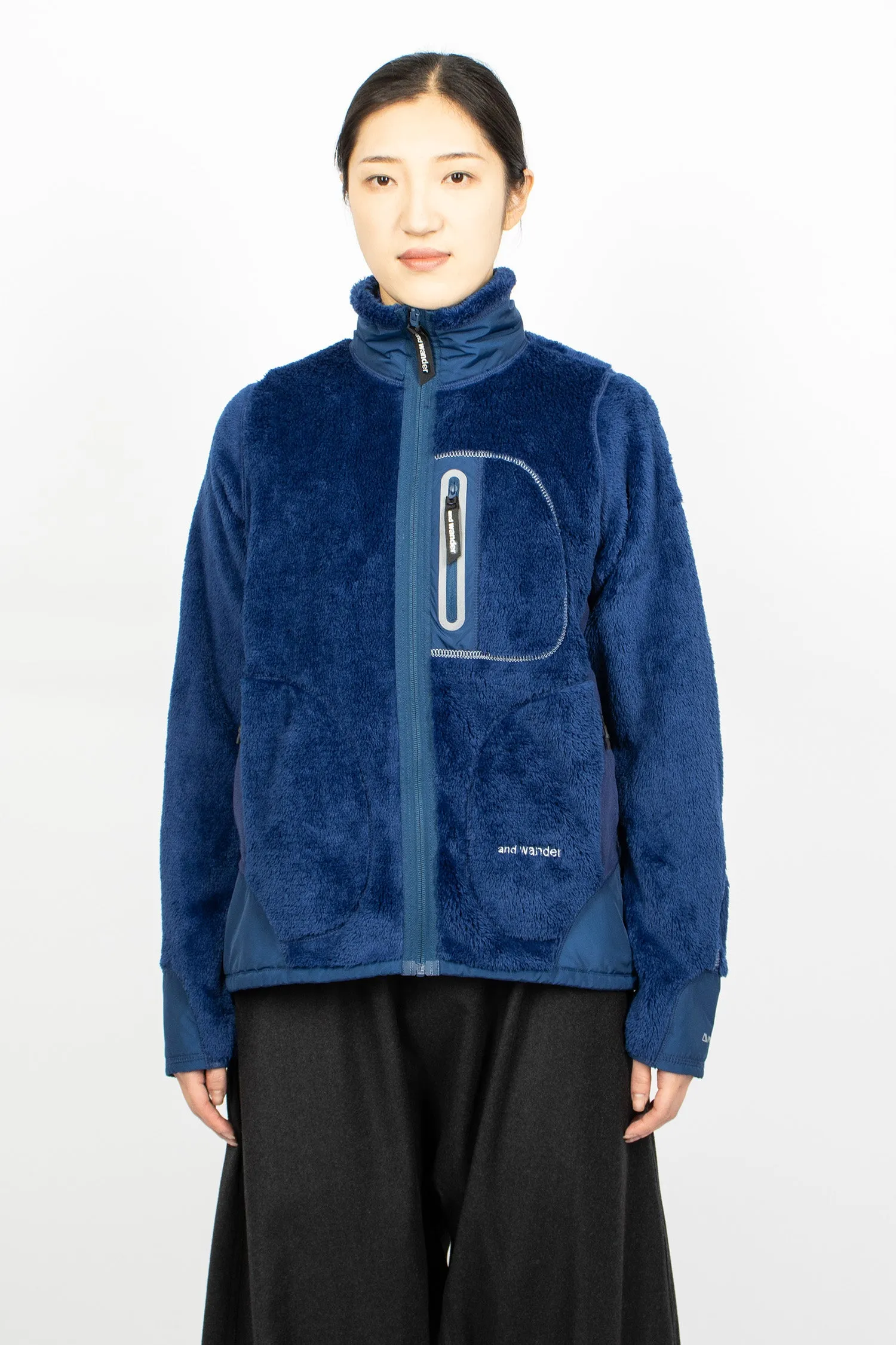 High Loft Fleece Jacket Blue