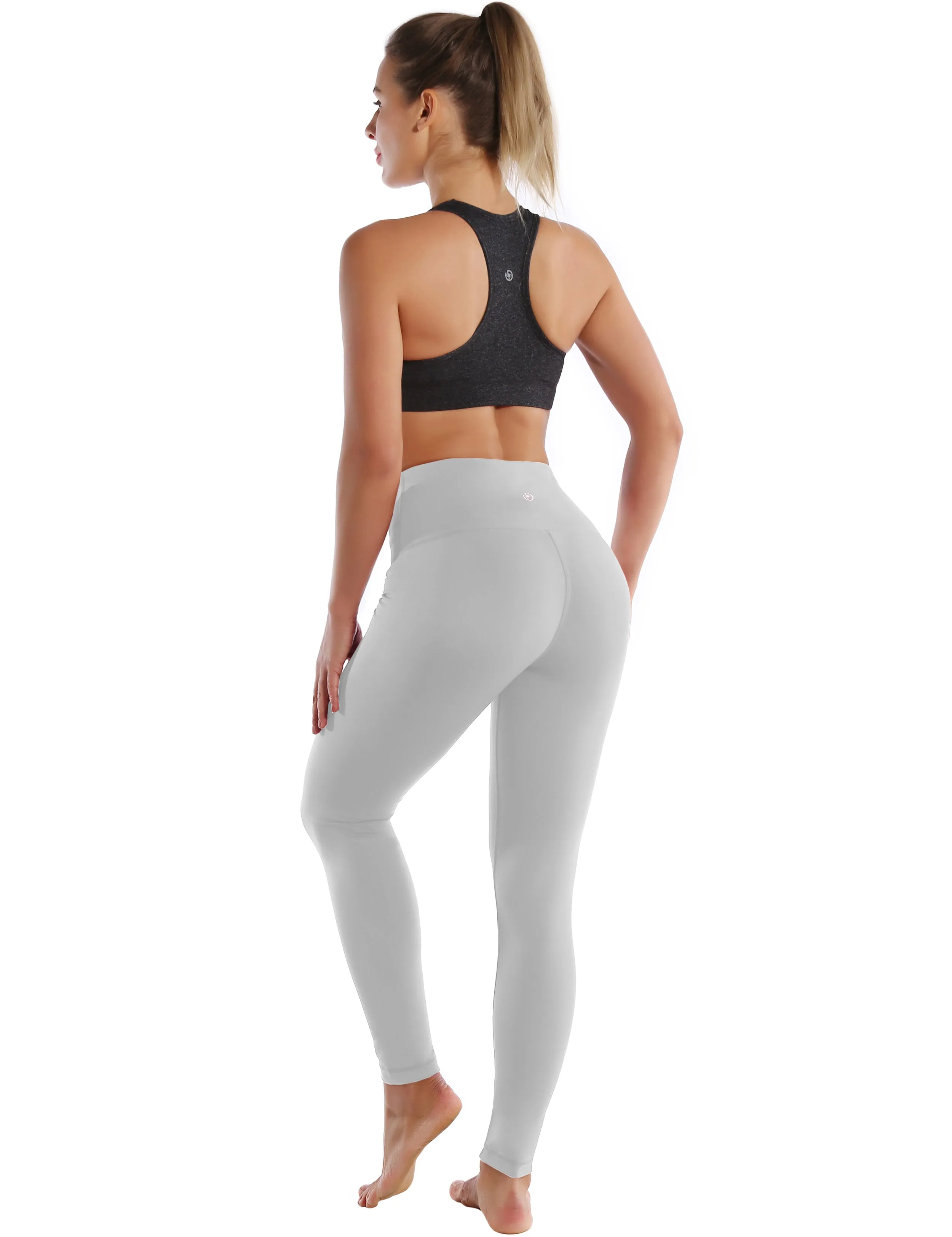 High Waist Jogging Pants lightgray_Jogging