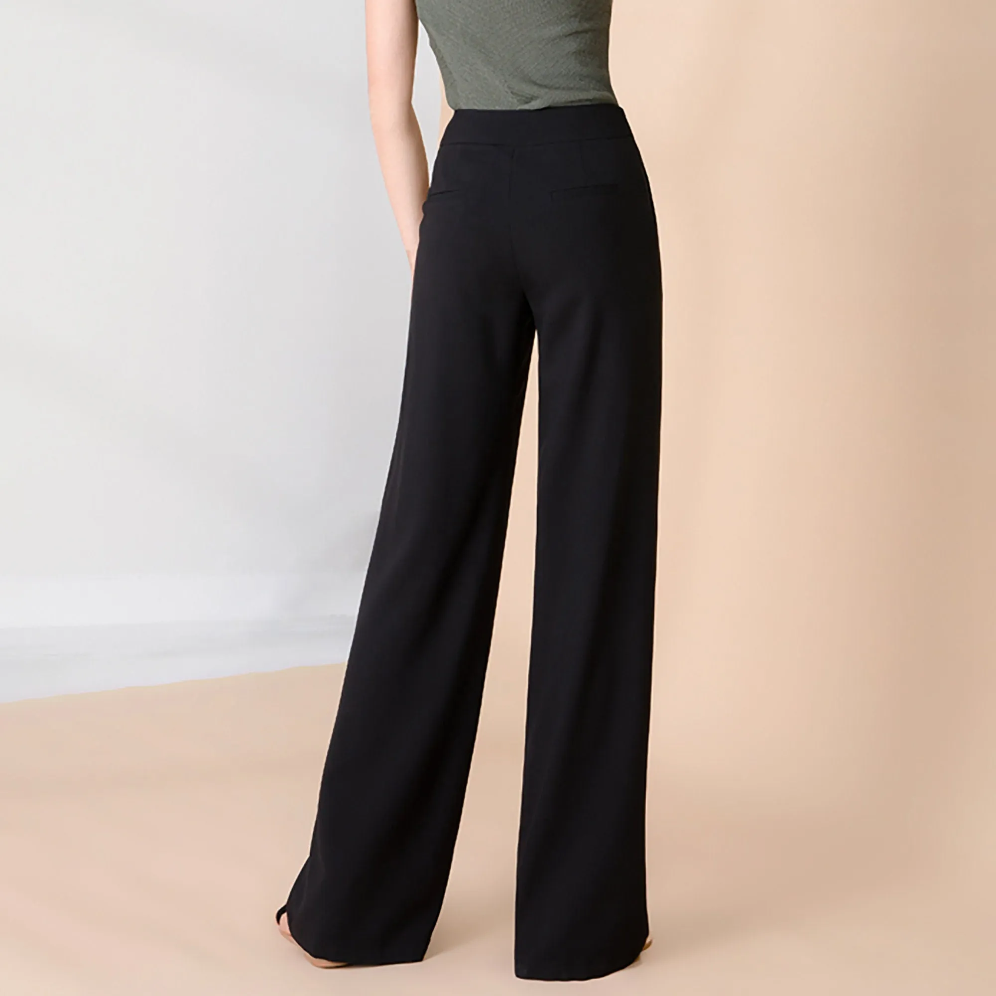 High Waist Wide Leg Long Pants