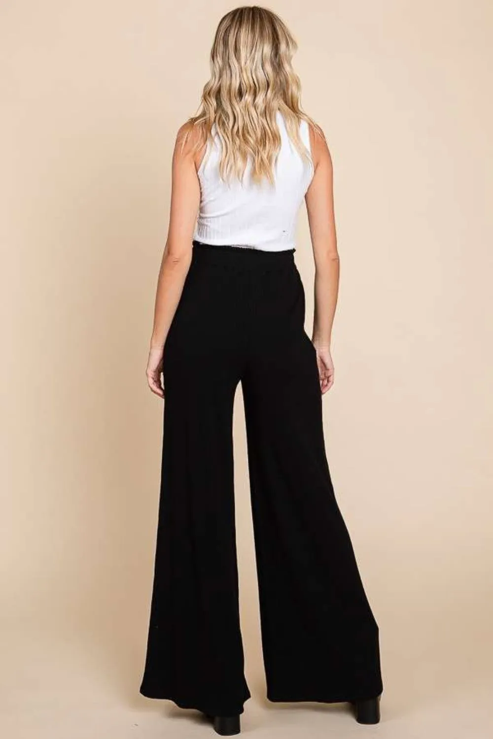 High Waist Wide Leg Pants