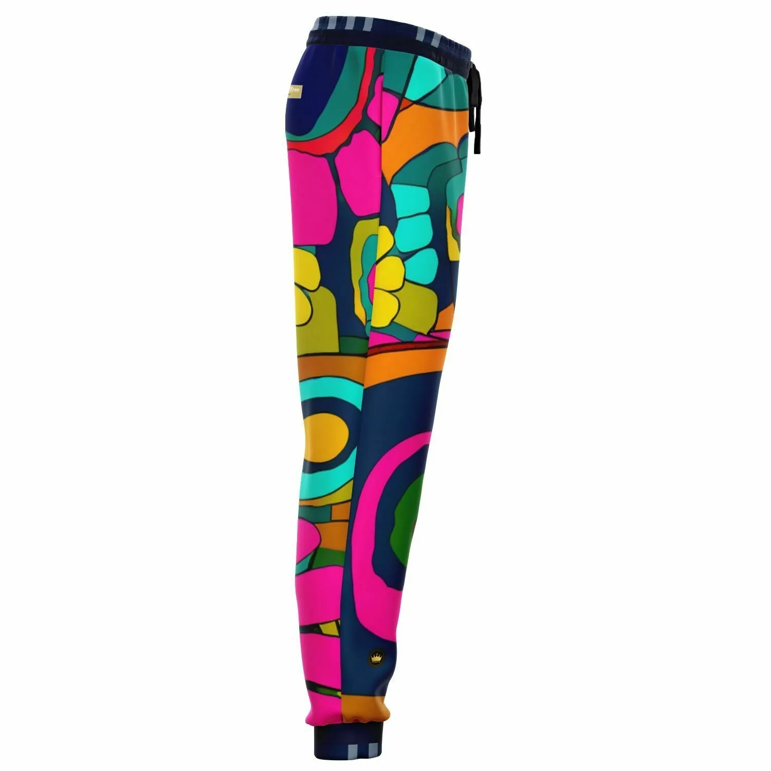 Hippie Daisy Floral Eco-Poly Unisex Joggers