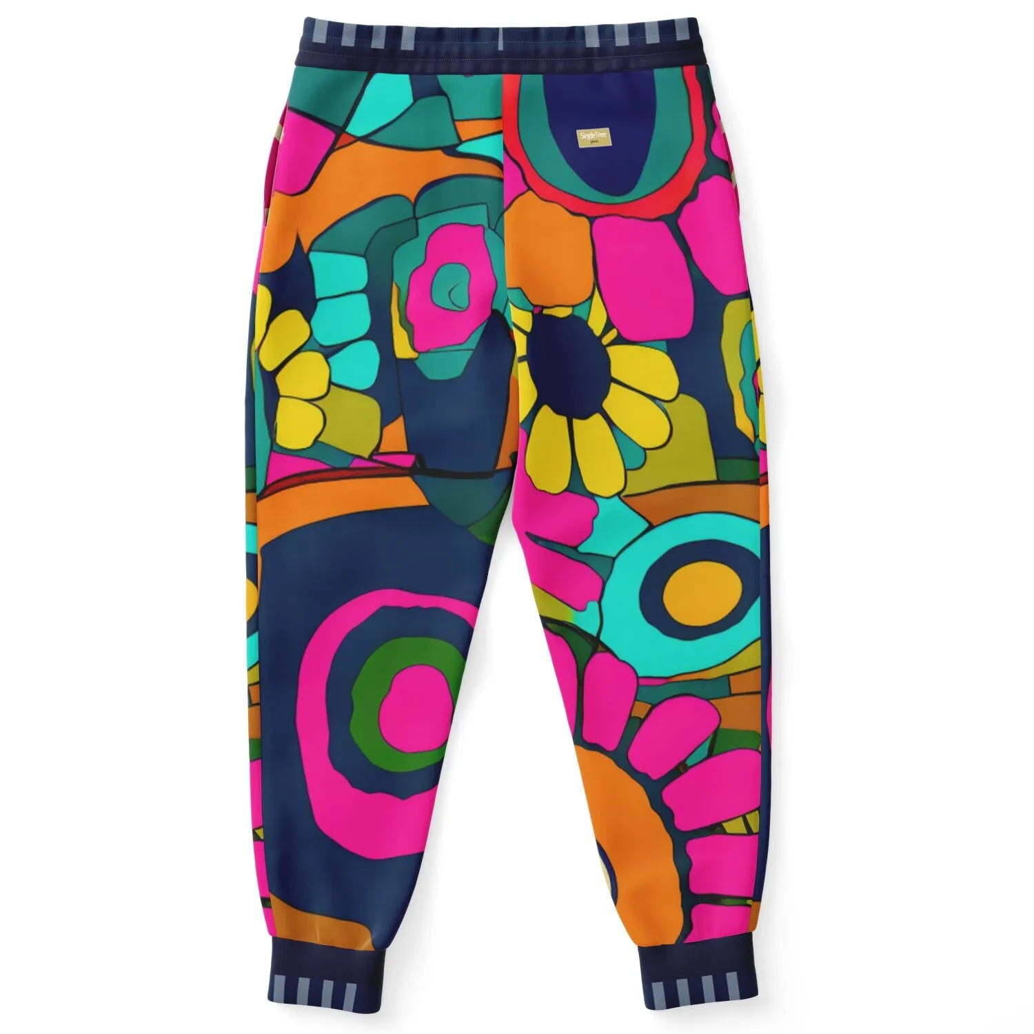 Hippie Daisy Floral Eco-Poly Unisex Joggers