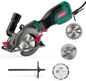 HYCHIKA Electric Mini Circular Saw 750W 6.2A 3500RPM