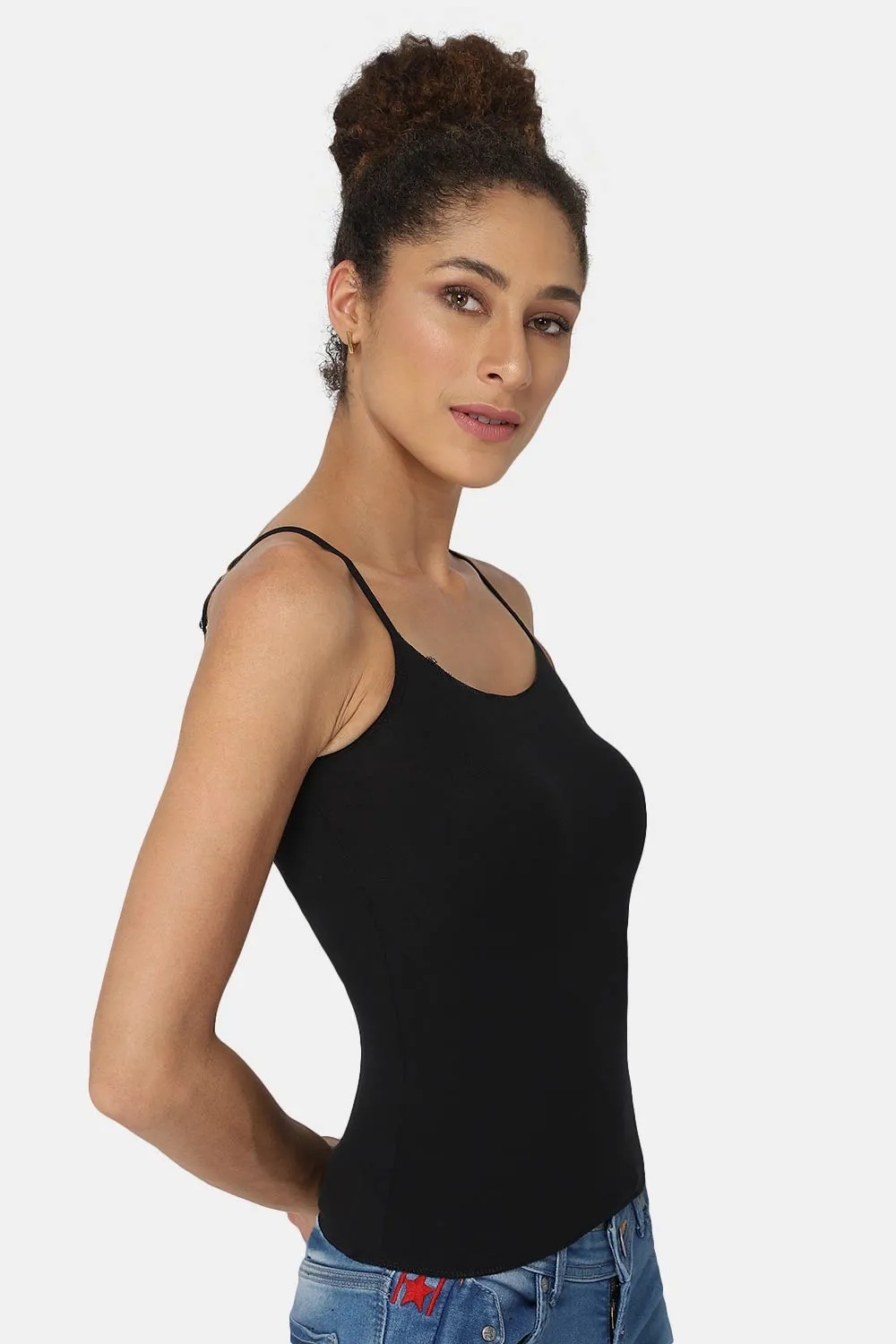 Intimacy Bio-Based Modal Slip Camisole – M002 | Smooth Fit, Skin-Friendly & Full Coverage