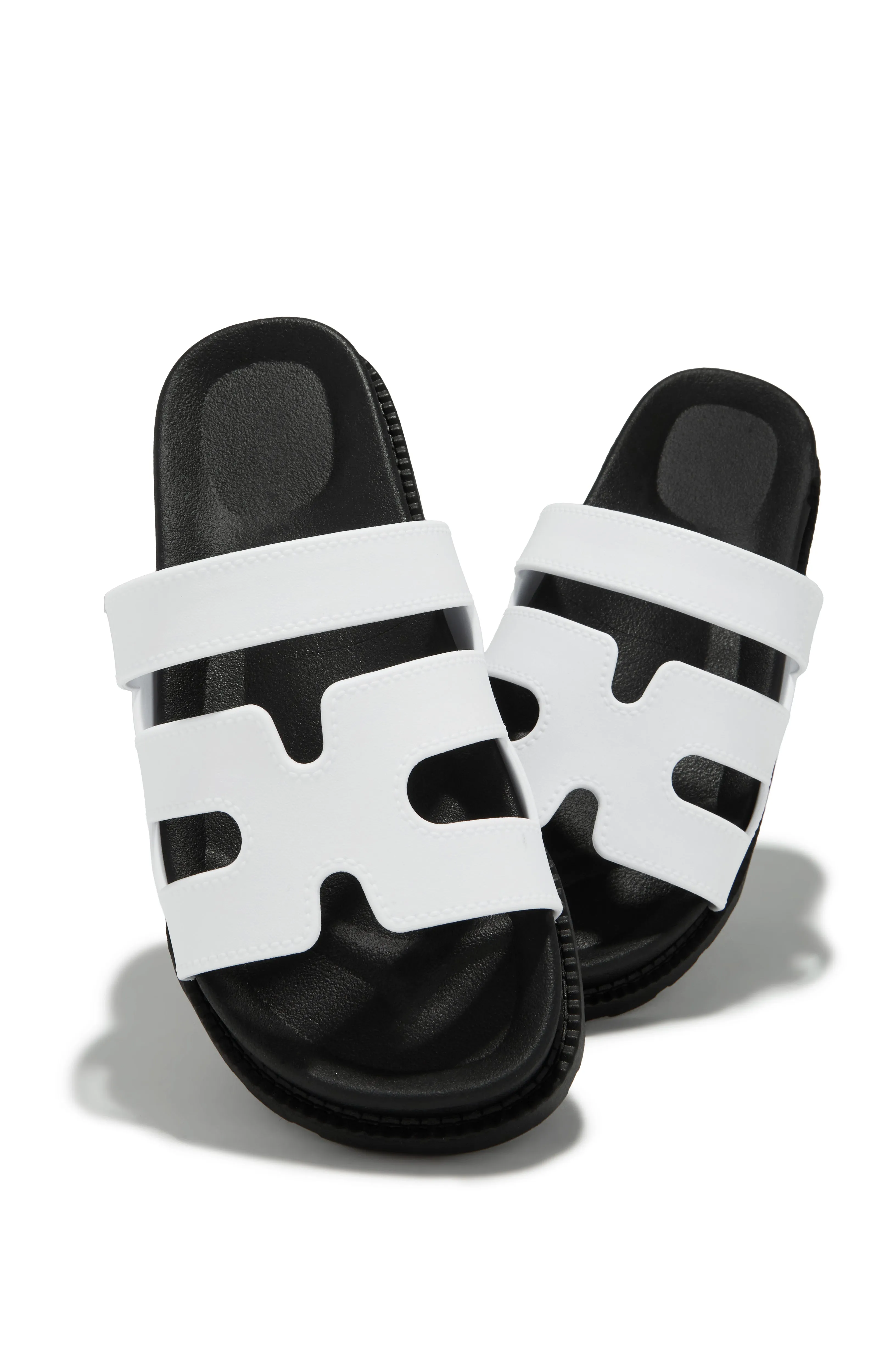 Kairi Chunky Slip On Sandals - White