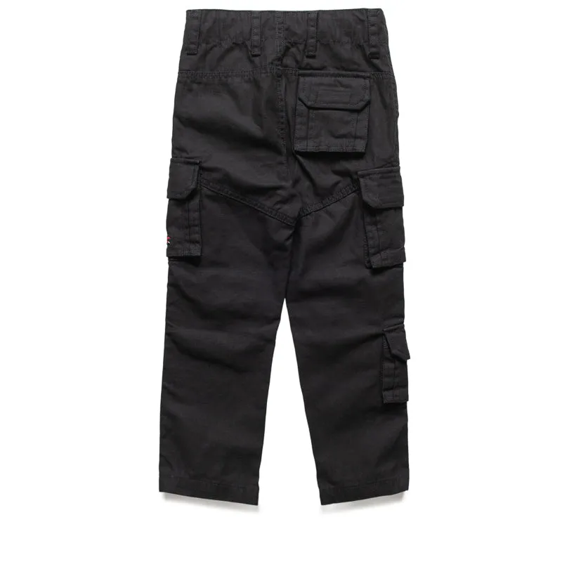 Kids Ice Cream Maple Cargo Pants - Black