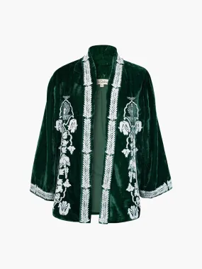 Kimono Jacket | Emerald Green