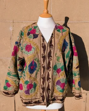 Laila Tapestry Suzani Kimono Ladies Jacket No 9