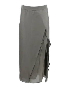 Layered Slit Skirt