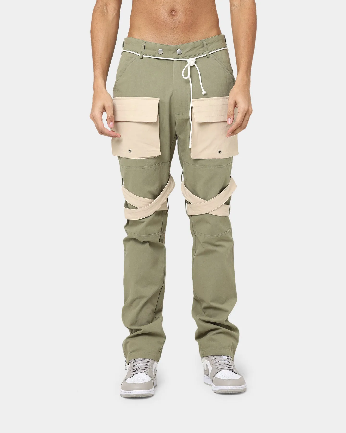 Lifted Anchors Newport Cargo Pants Olive