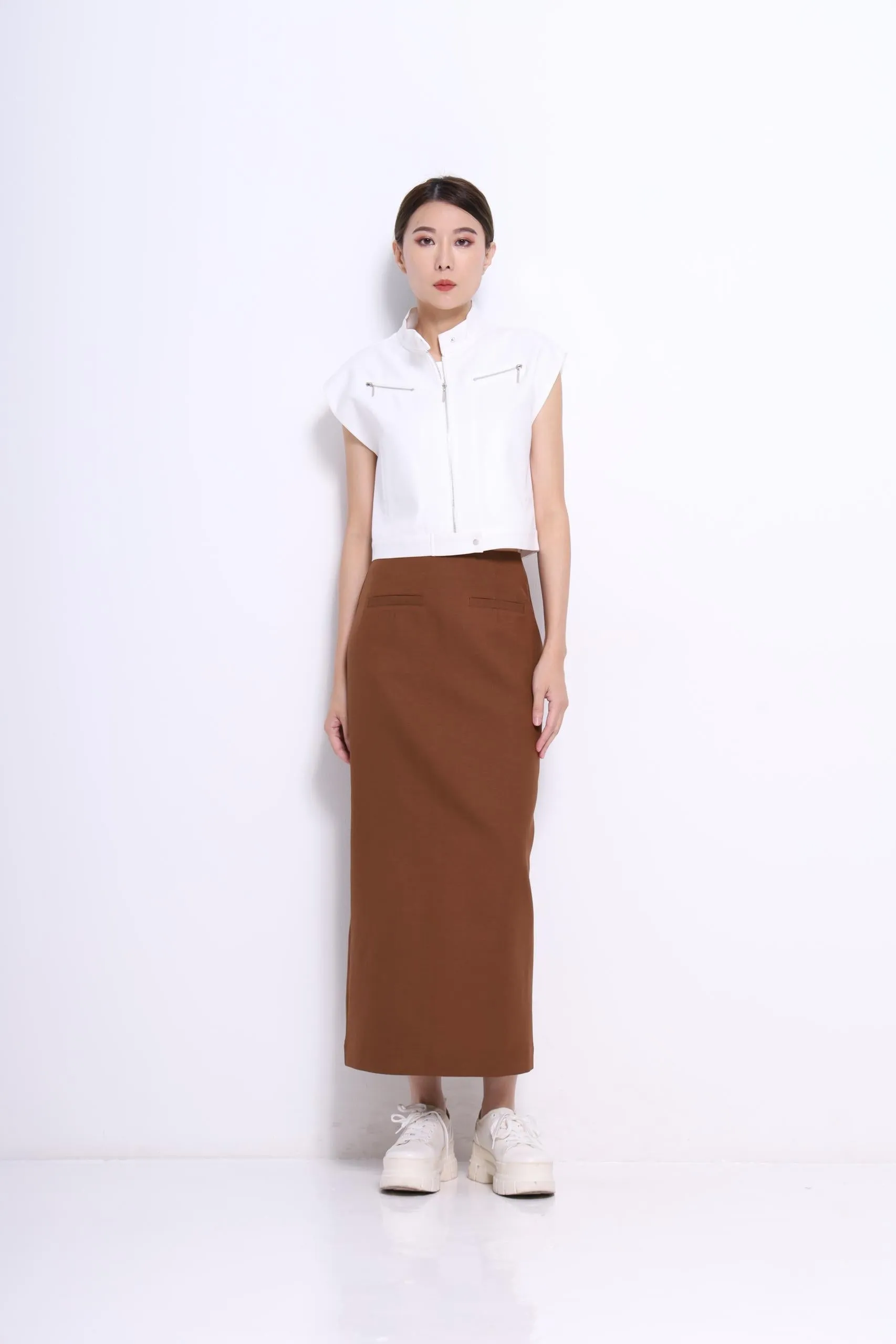 Lisa Pencil Midaxi Skirt