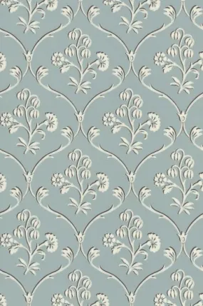 Little Greene Wallpaper Cranford Sky Blue