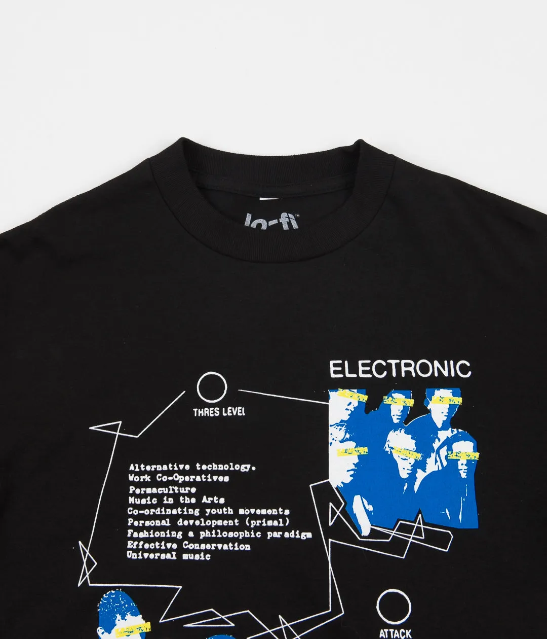 Lo-Fi Electronic Long Sleeve T-Shirt - Black