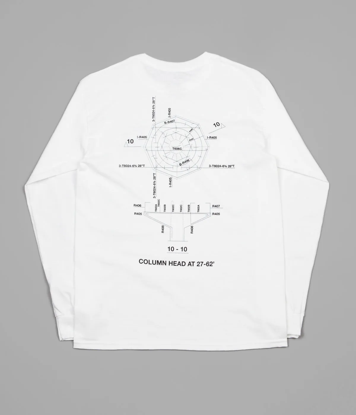 Long Live Southbank Archigram Long Sleeve T-Shirt - White