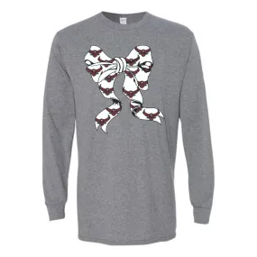 McMurry University War Hawks - Bow Mascot Long Sleeve T-Shirt