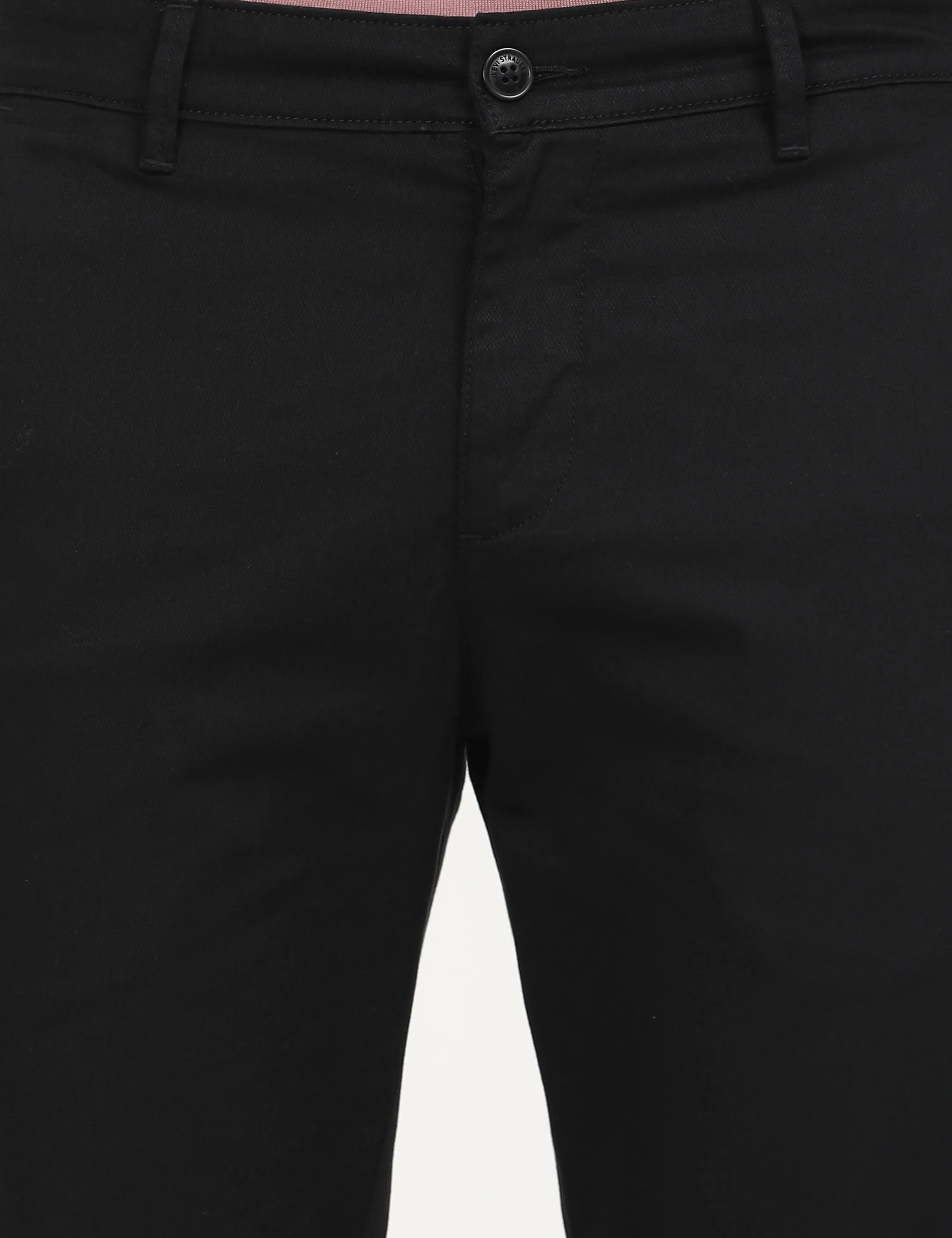 Men's Black Slim Fit Chinos