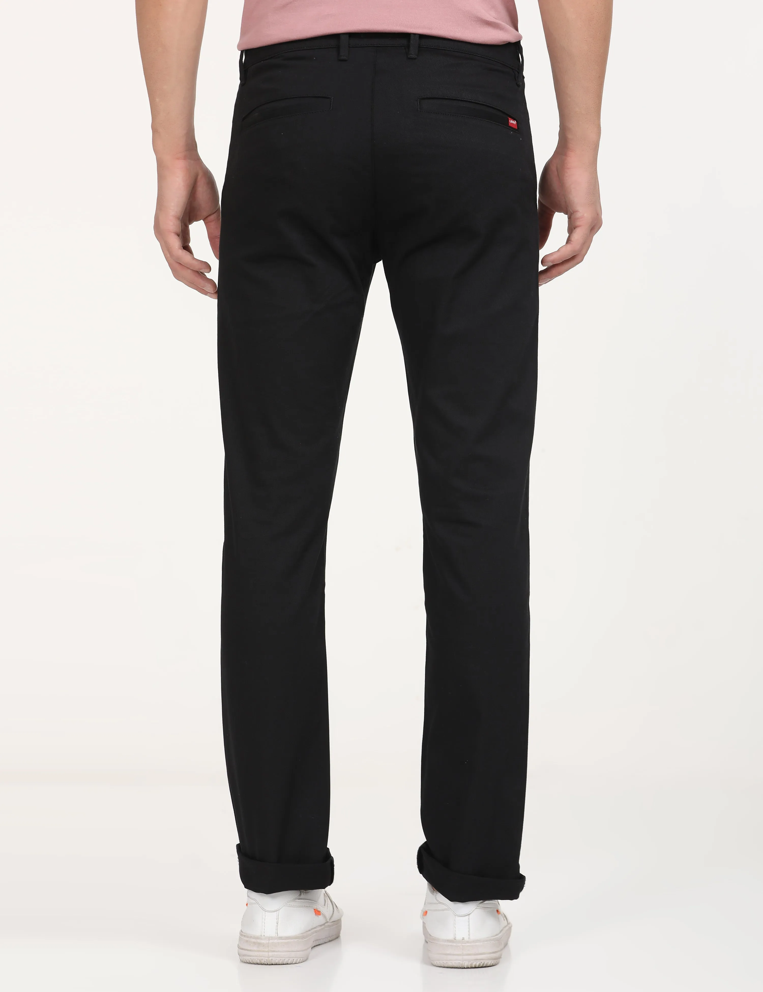 Men's Black Slim Fit Chinos