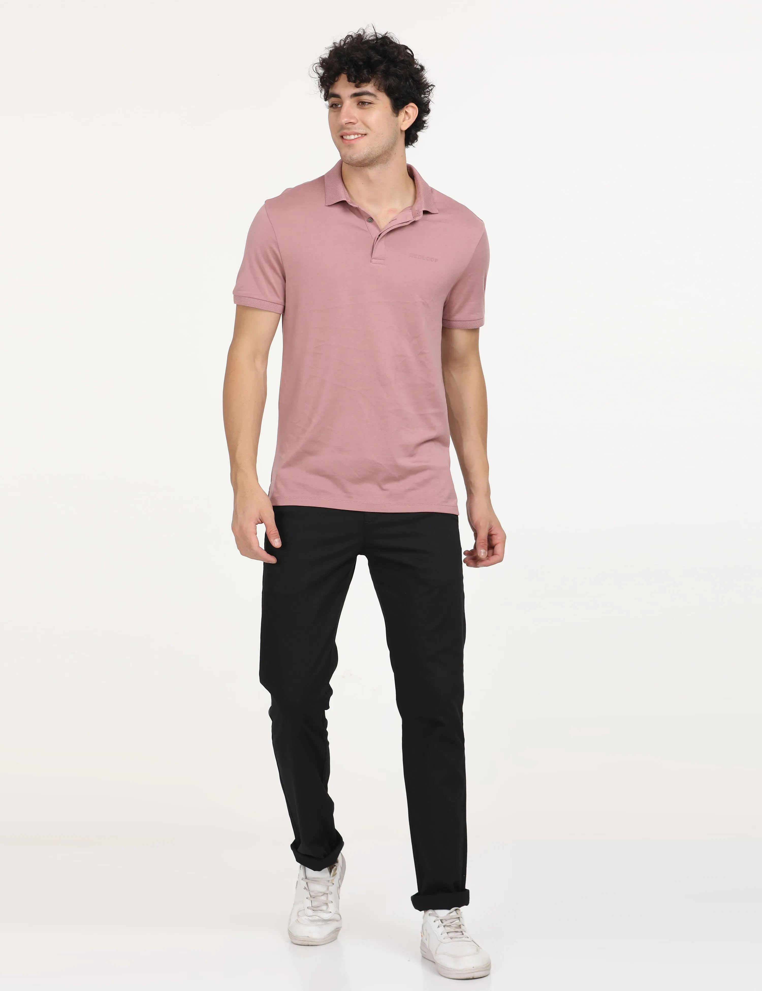 Men's Black Slim Fit Chinos