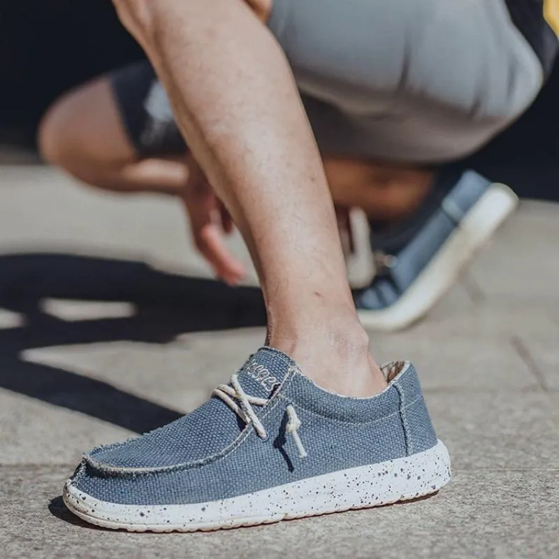 Men's Summer Casual Canvas Breathable Loafers | Plus Size