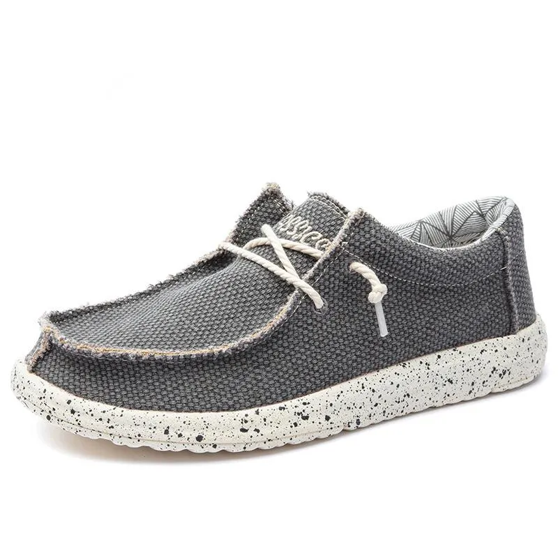 Men's Summer Casual Canvas Breathable Loafers | Plus Size