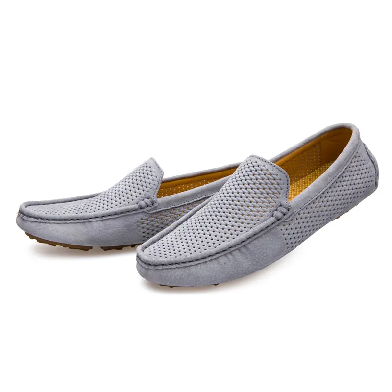 Men's Summer Genuine Leather Shoes | Casual Loafers