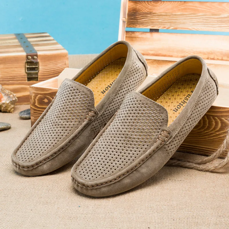 Men's Summer Genuine Leather Shoes | Casual Loafers