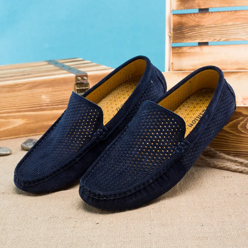 Men's Summer Genuine Leather Shoes | Casual Loafers