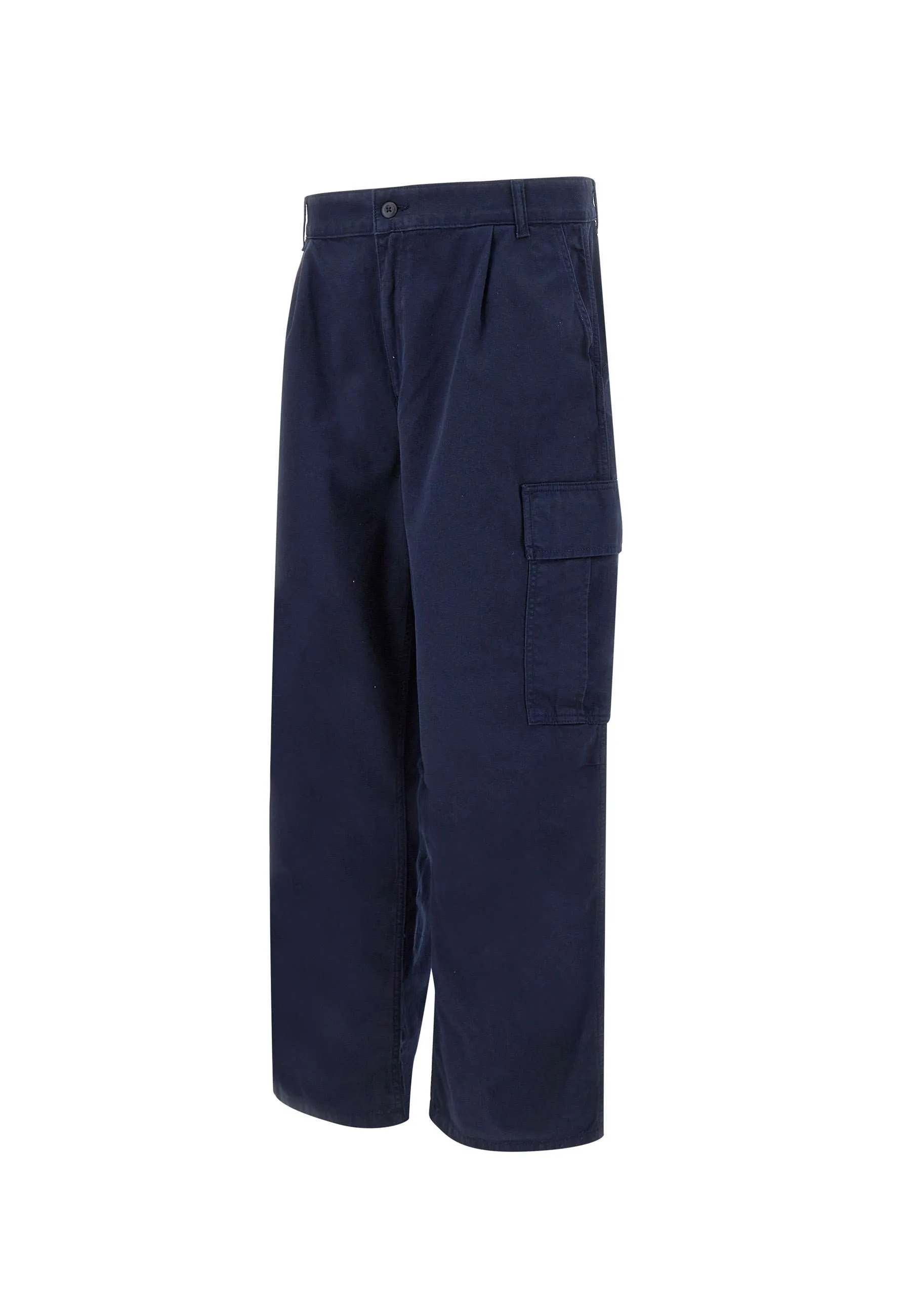 Midnight Blue Organic Cotton Cargo Pants