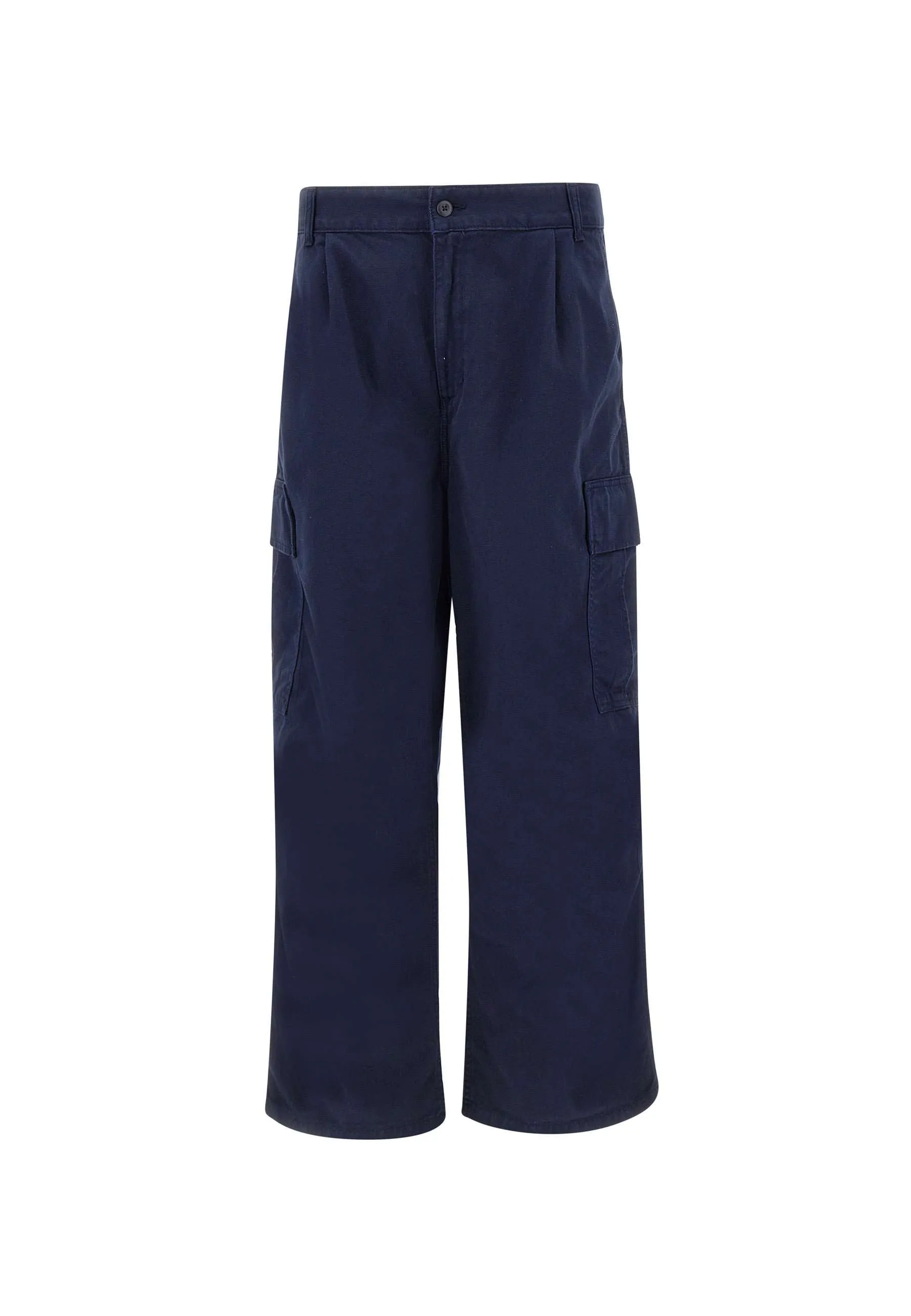 Midnight Blue Organic Cotton Cargo Pants