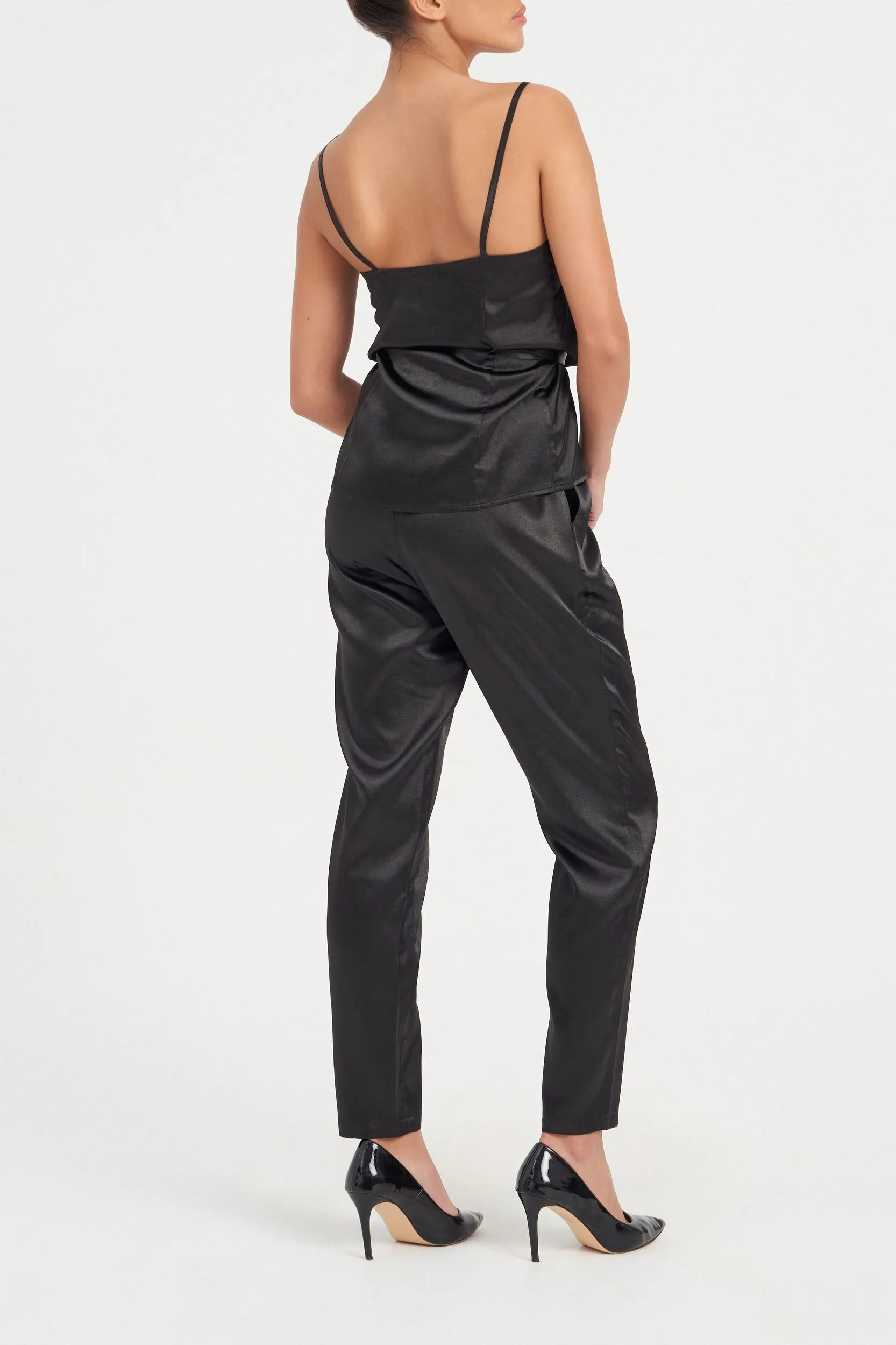 MRS JONES BLACK PIP PANTS