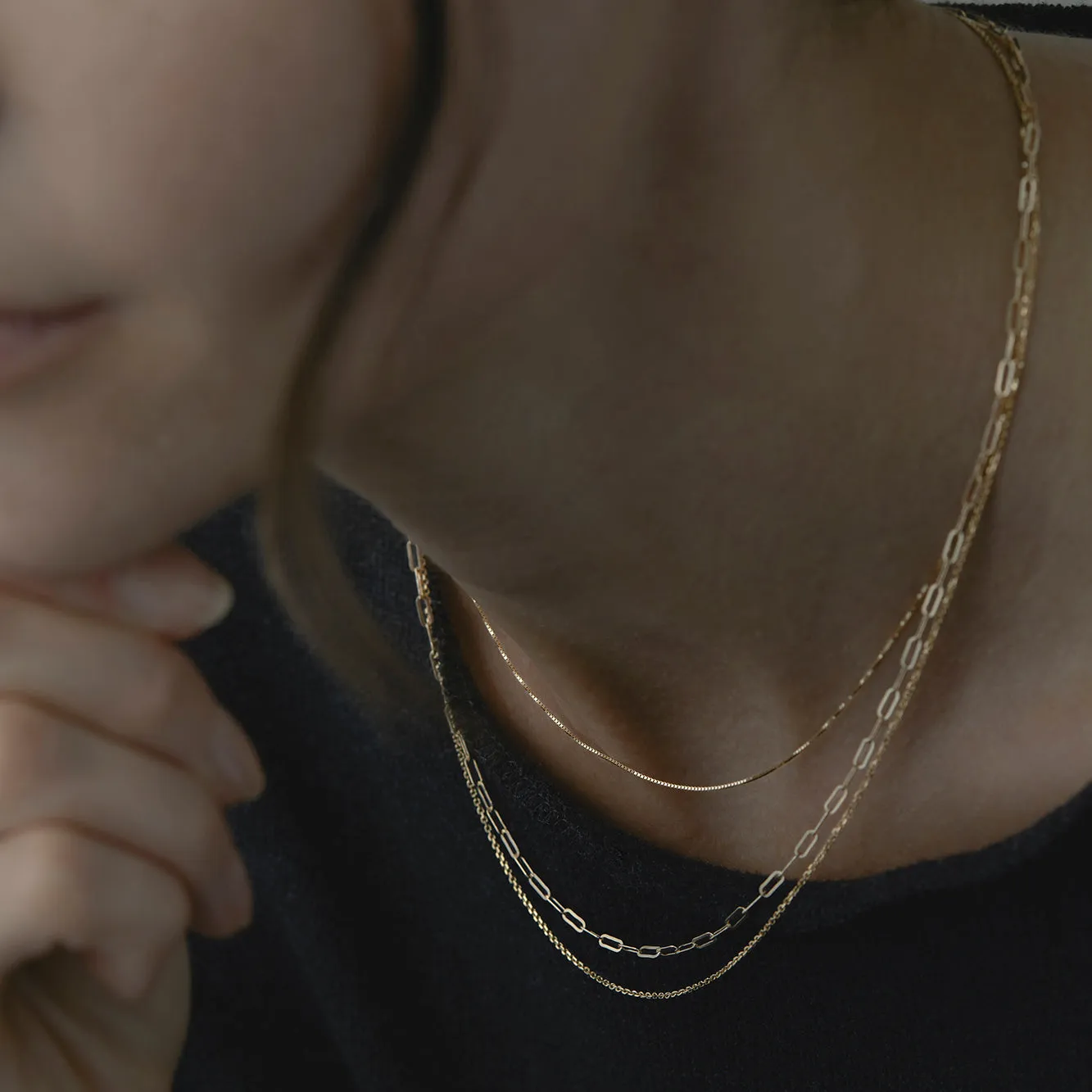 N6401 | 16" Slip Chain Necklace