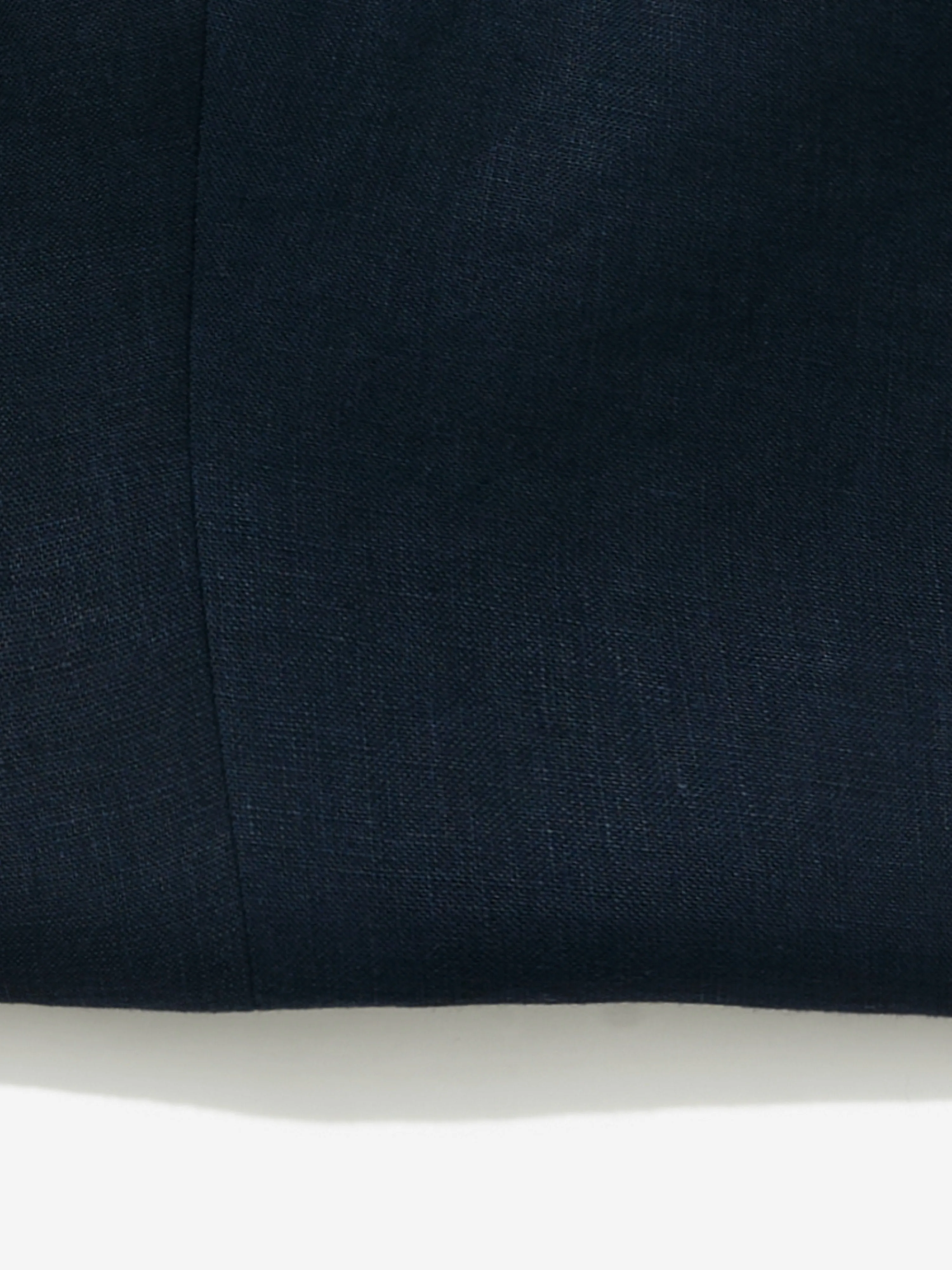 Navy Linen Gurkha Trousers