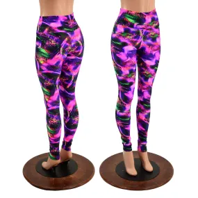 Neon Python High Waist Leggings READY to SHIP