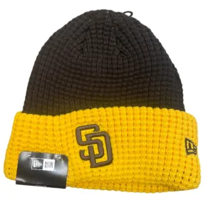 New Era San Diego Padres Cuffed Knit-Brown/Yellow