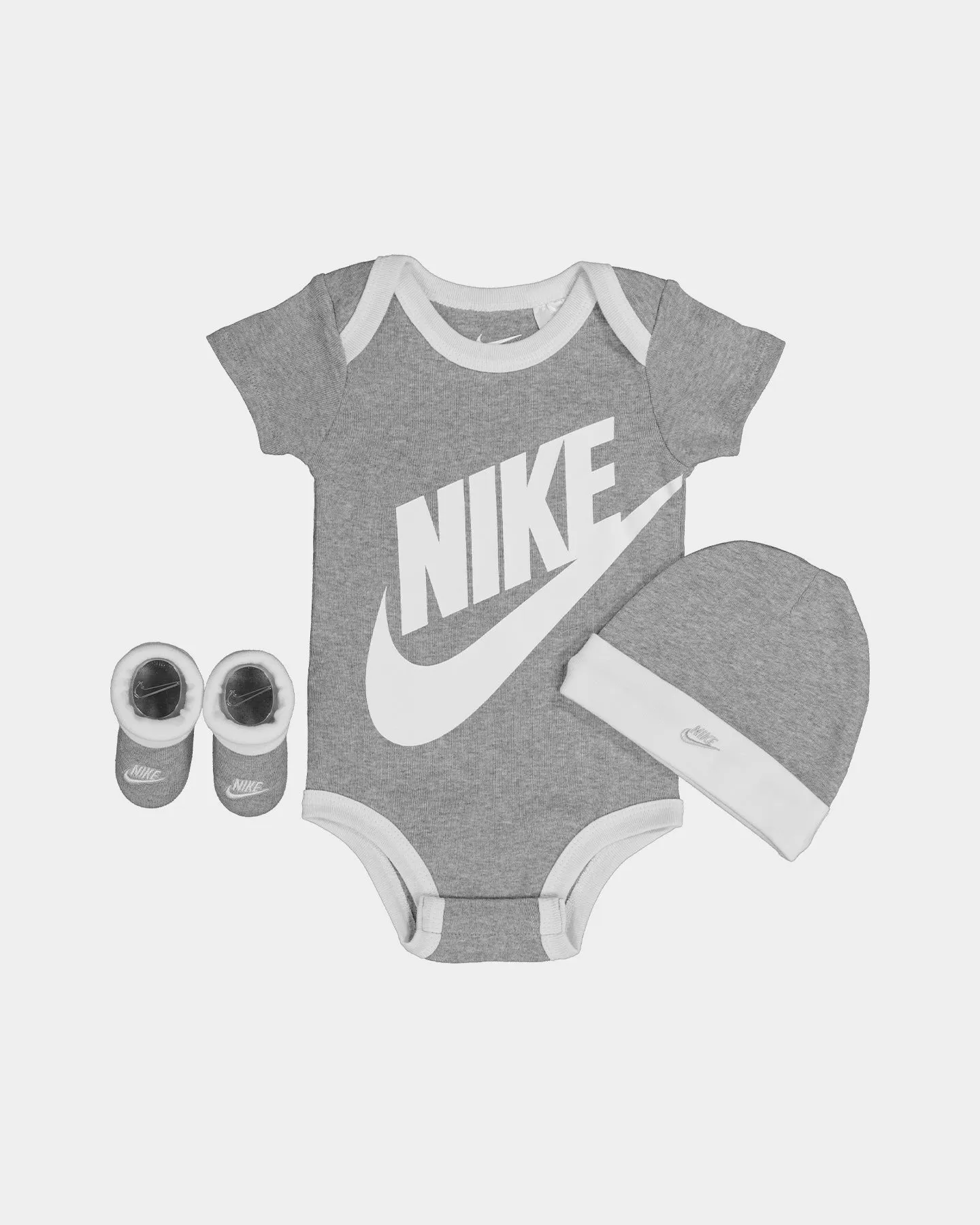 NIKE Infant Futura 3 Piece Boxed Set Dark Grey Heather