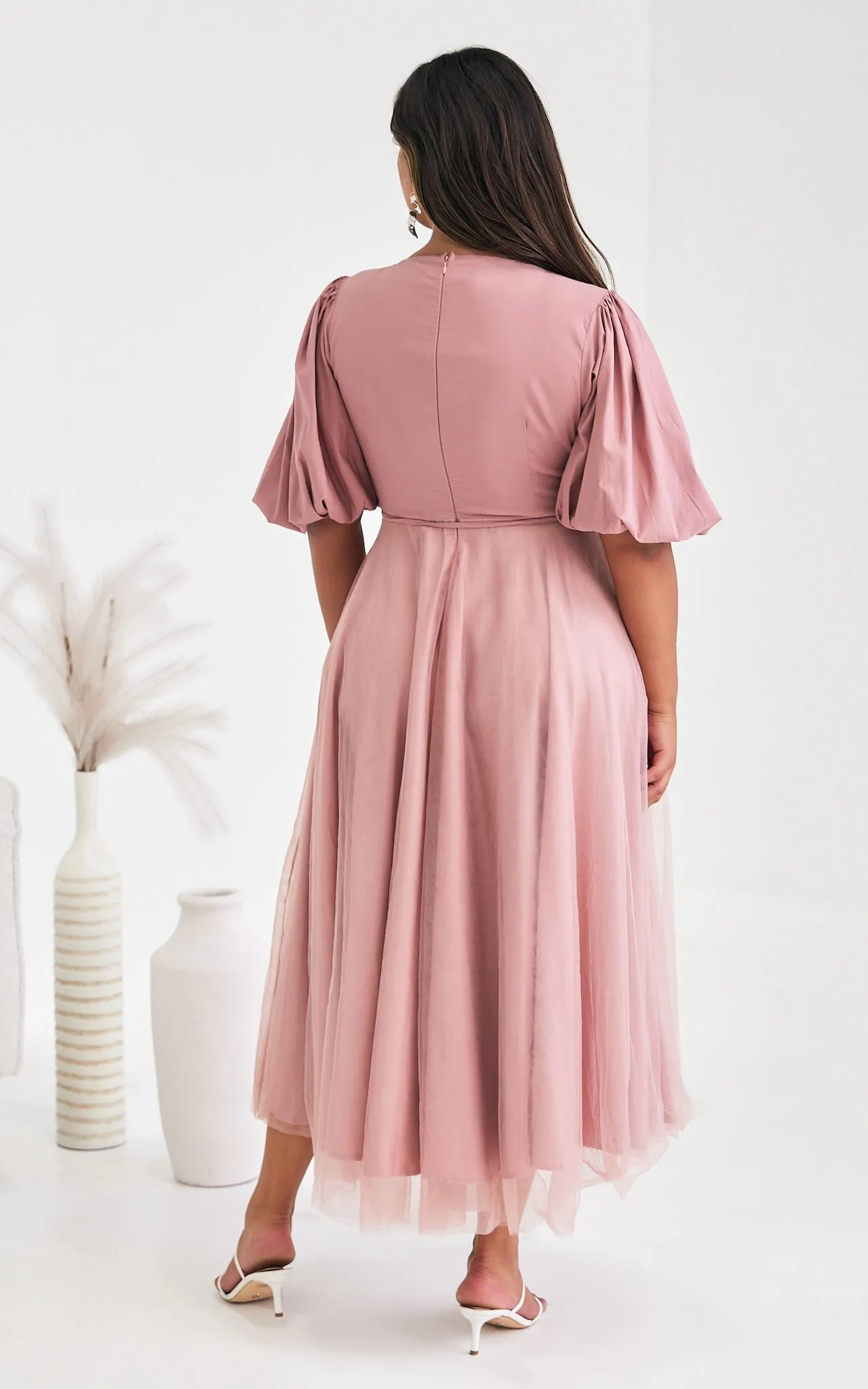 One Kiss Maxi Dress - Blush Pink