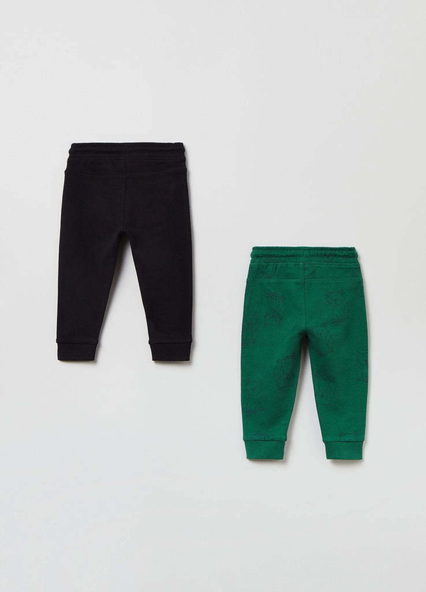 OVS FAGOTTINO Two-pack Plush Joggers With Drawstring.