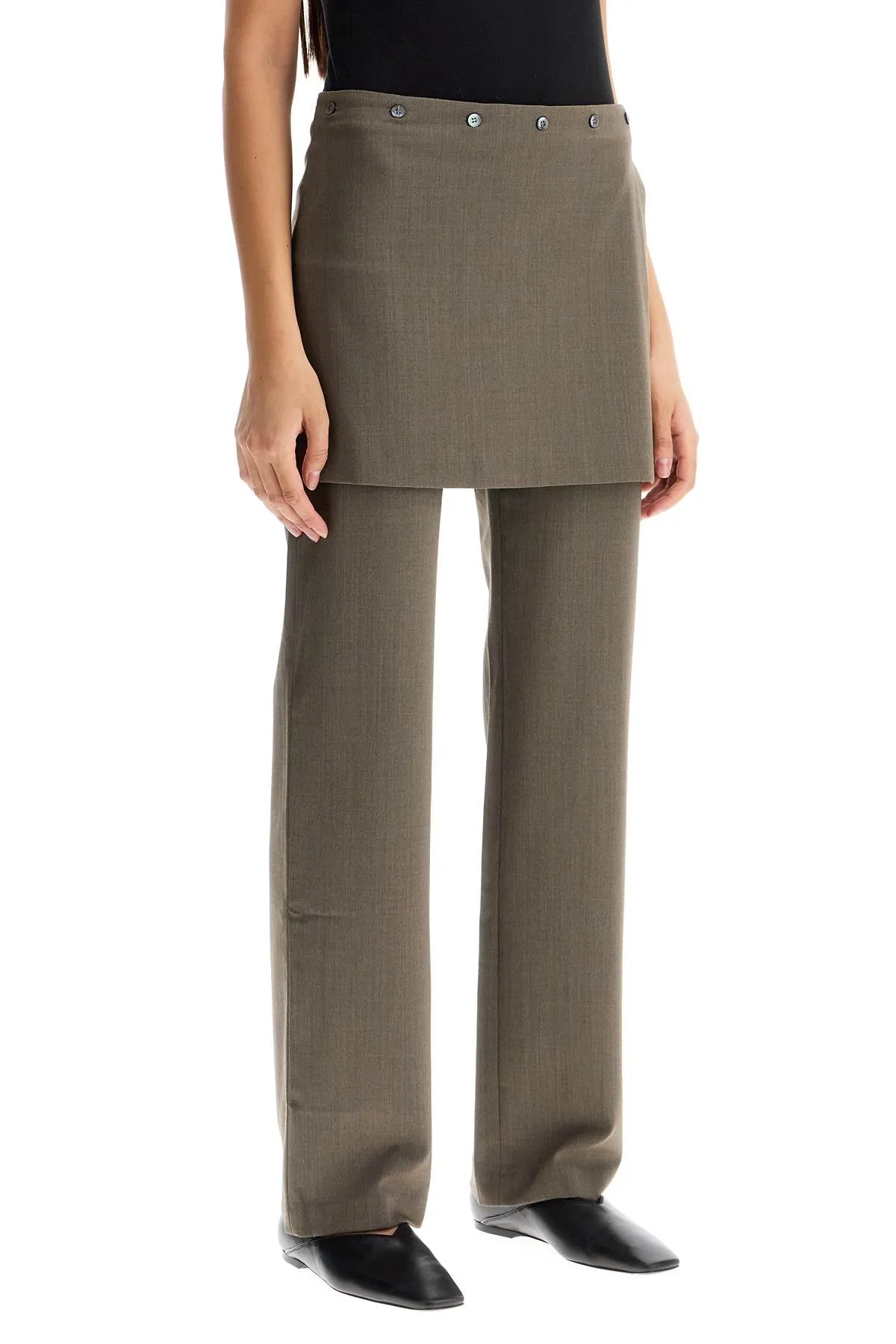 PALOMA WOOL Pantaloni Lander Con Gonna Sovrapposta