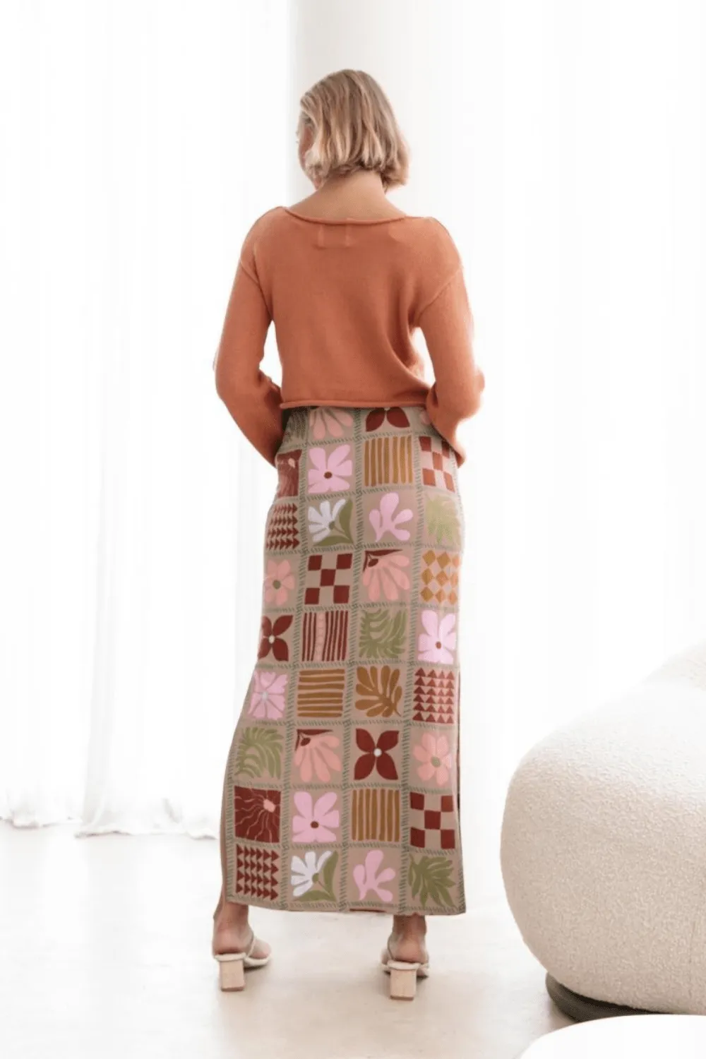 Paper Heart Lisse Autumn Maxi Skirt