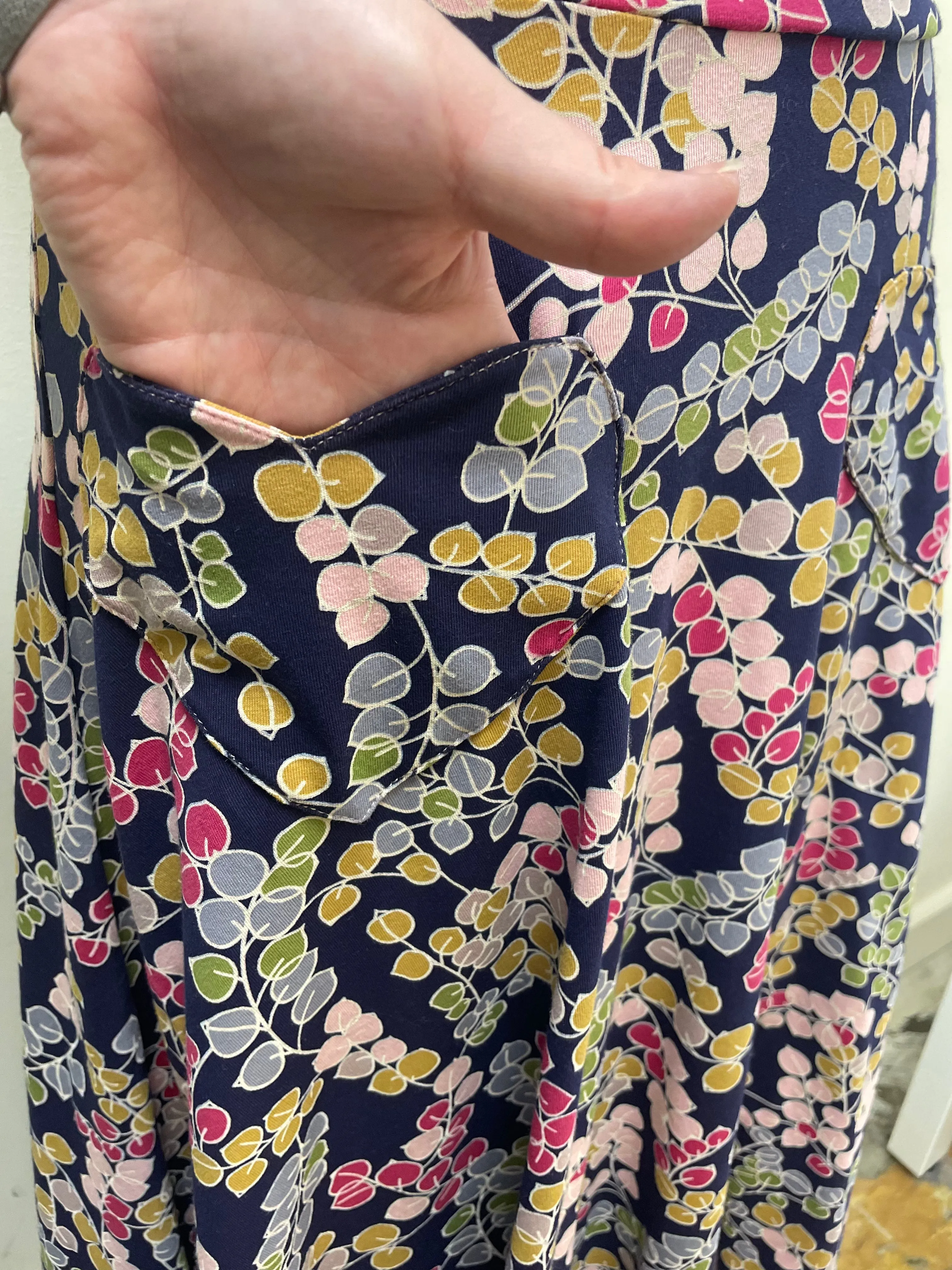 Picnic Skirt in Super Bloom Print by Effie's Heart