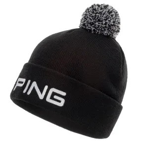 Ping Collection Classic Bobble Hat - Black