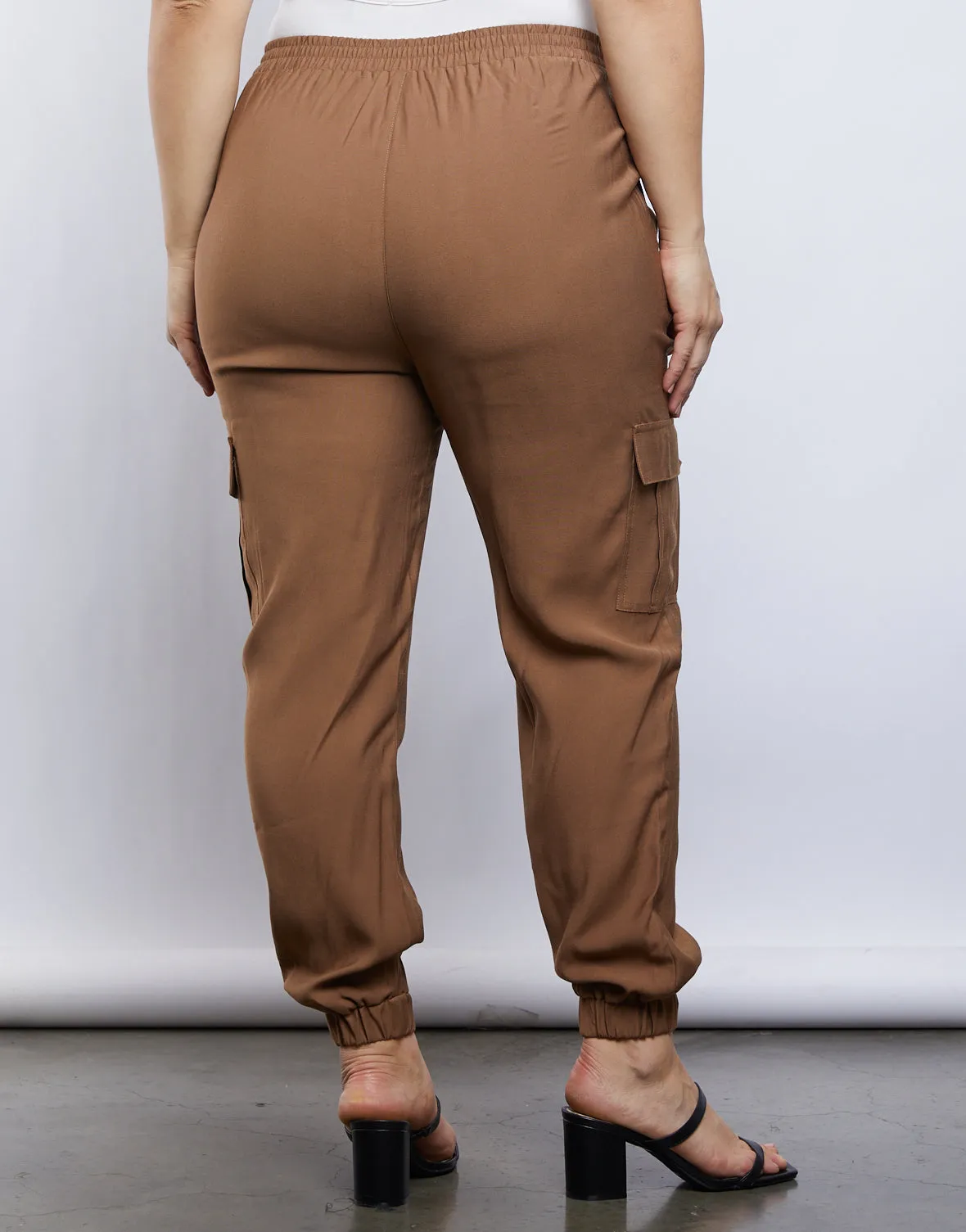 Plus Size Cargo Joggers