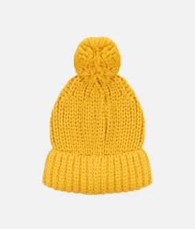 Pom Pom Winter Hat - Amber